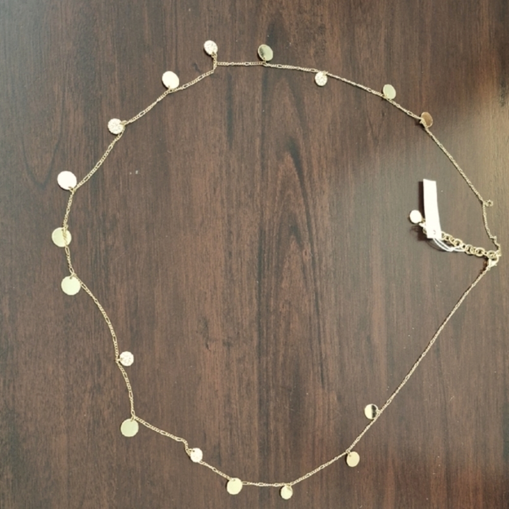 Vera Bradley Gold Disc Necklace